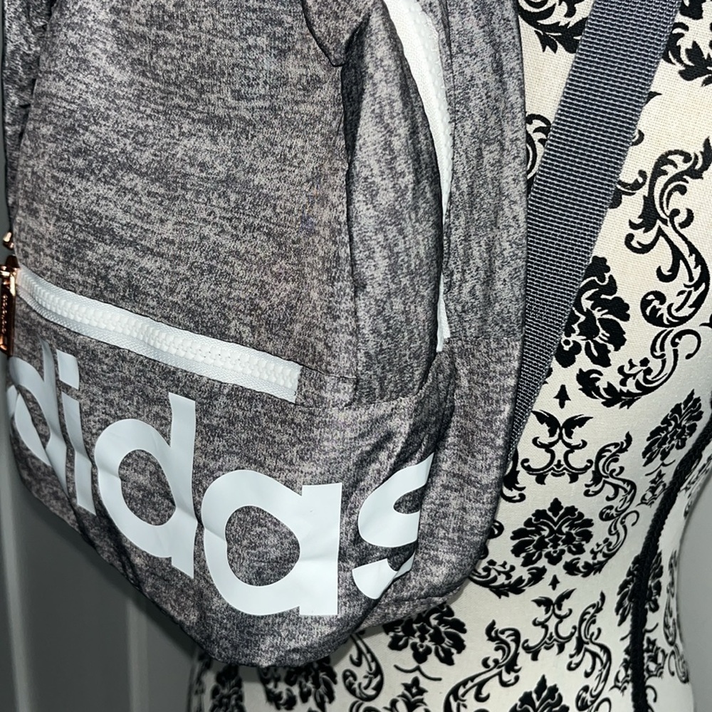 Adidas Mini Backpack with Rose Gold Zippers 💗✨ - Picture 3 of 4